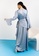 Lubna blue Satin Abaya Dress With Trimmings E7576AA36CE9BEGS_1