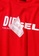 Diesel red Short-sleeved T-shirt with logo 91CEFKA19BBBA2GS_2