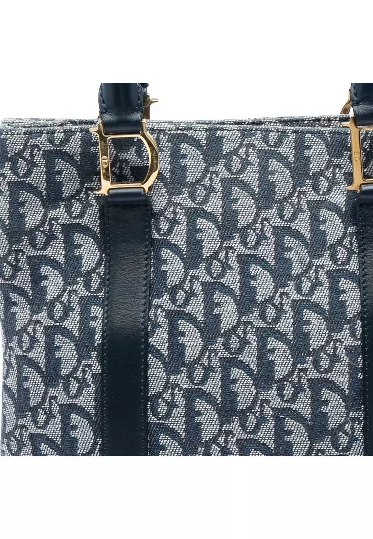 Pre-Loved Dior Diorissimo Trotter Canvas Tote