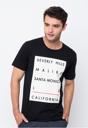 R U S S Beverly Hills Black T-Shirt