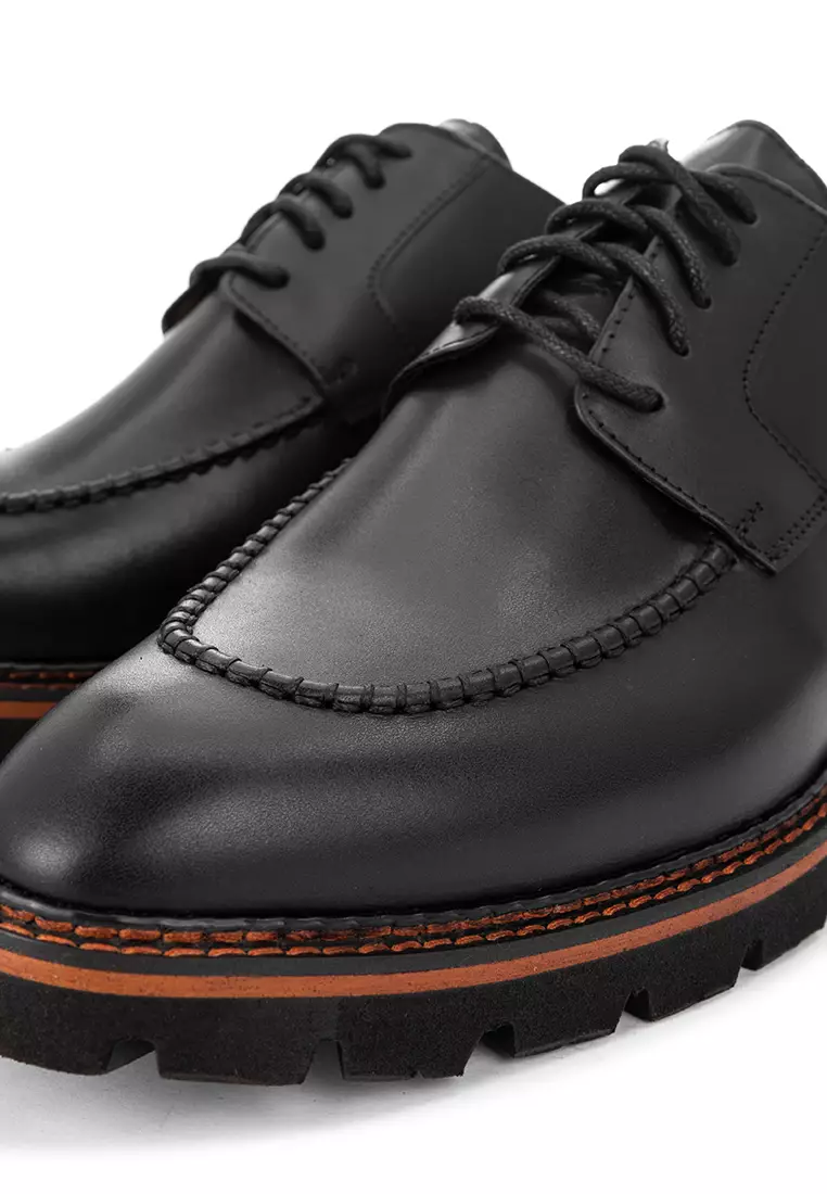 Skylator Alexander Black Derby Elevator Shoes