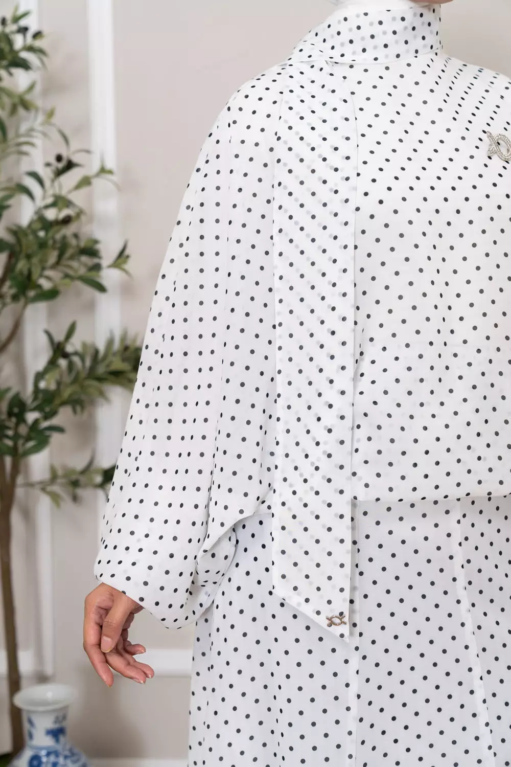 Klamby - Briella Blouse Cloud Cover