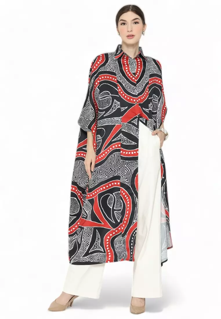 Kanzi Collared Kaftan