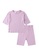 RAISING LITTLE purple Zana Outfit Set - Purple 95106KA9EA1C5FGS_1