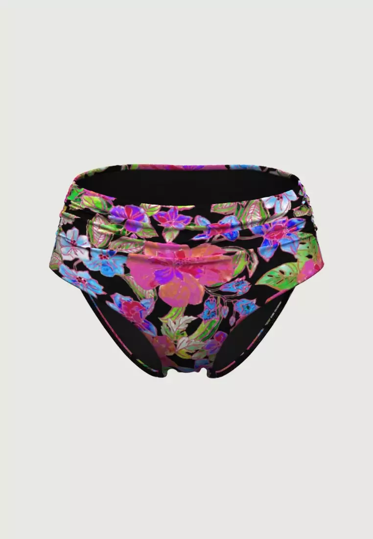 Tropadelic Island Black Ruched Full Classic Pant