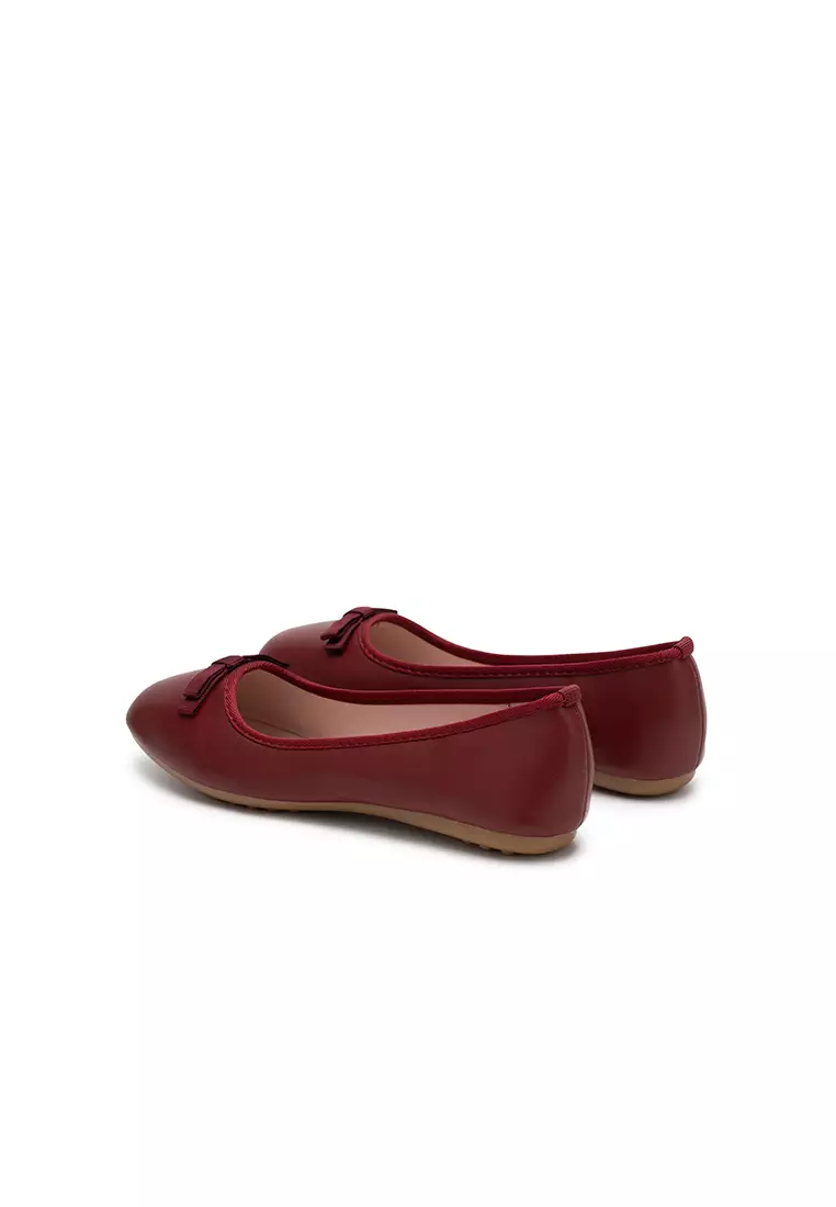 BOW FLAT PUMP 蝴蝶结方頭芭蕾舞平底鞋