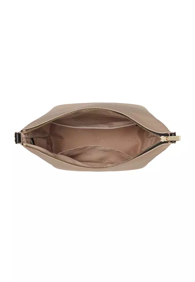 Chelsea Large Duffle Crossbody Bag Warm Beige Multi KG459