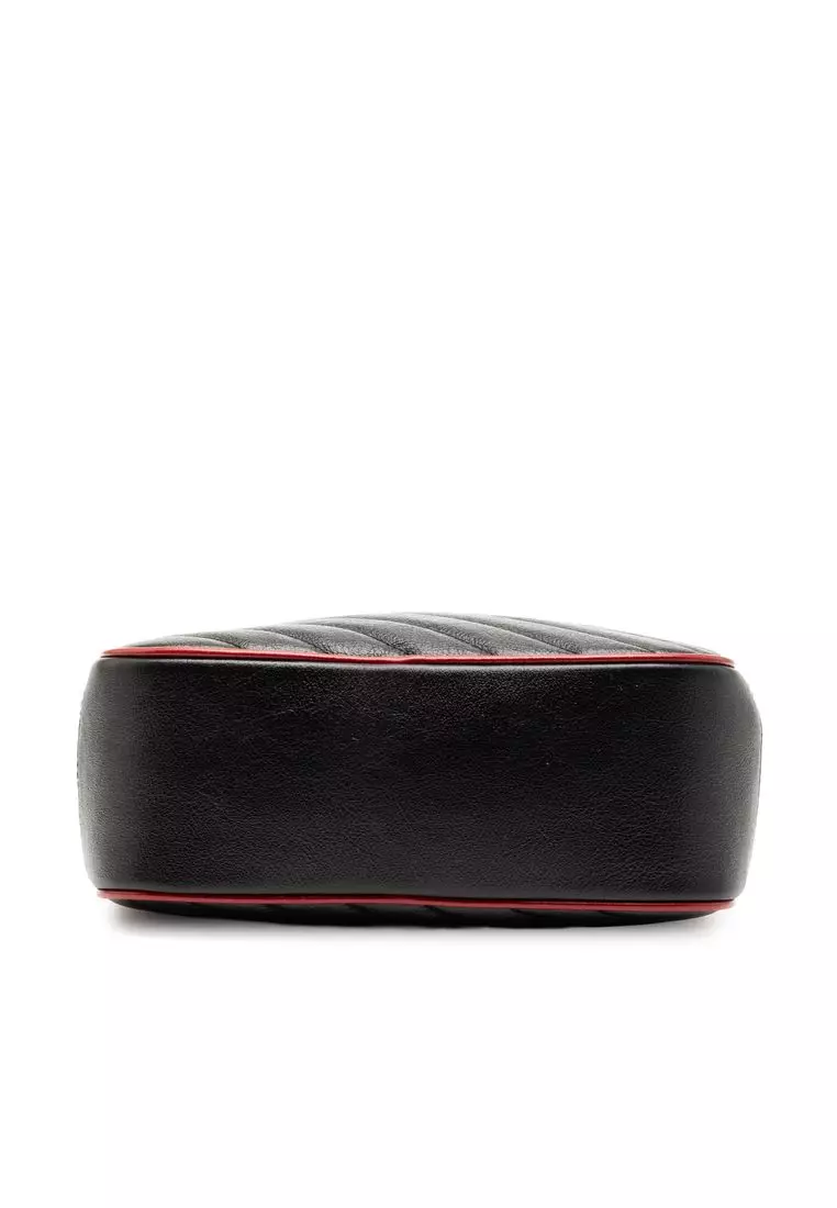 Gucci Pre-Loved Gucci Small Gg Marmont Matelasse Diagonal Leather Torchon  Bamboo Satchel 2026 | Buy Gucci Online | ZALORA Hong Kong