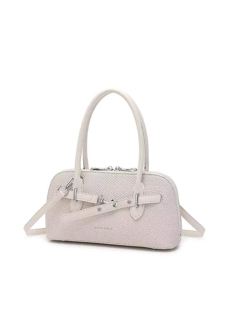 Women's Top Handle Bag / Sling Bag / Crossbody Bag (Tas Selempang / Tas Tangan) - Putih