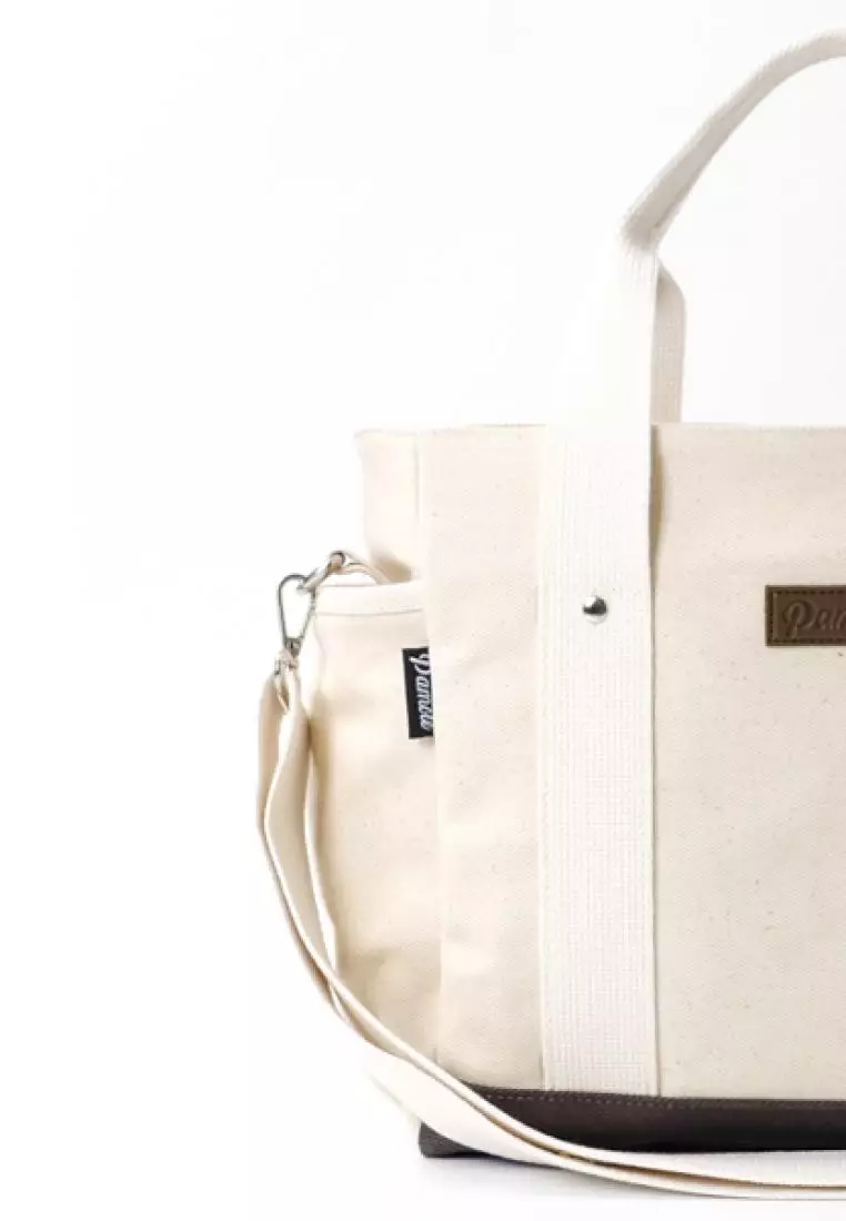 Pamole Tas Selempang Penutup Resleting Lapis Furing - Kelana Series - BW Komb Abu