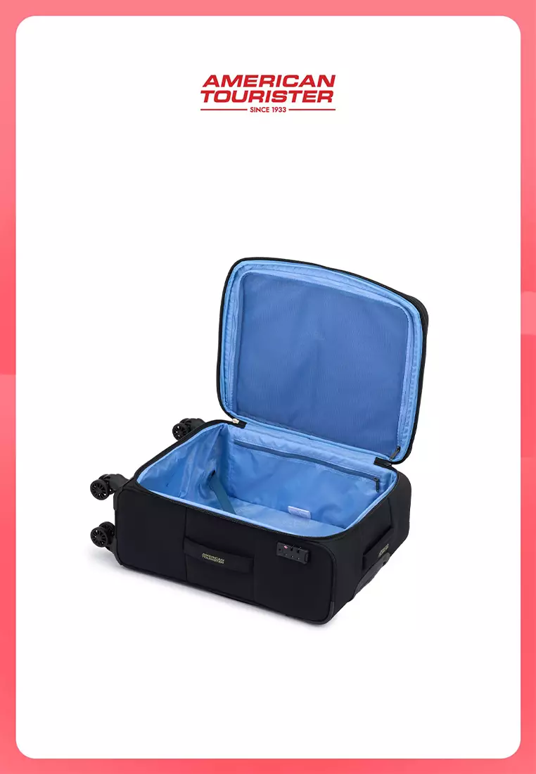 American Tourister Koper Softcase Sky Blaze Medium 24 Inch Exp TSA V2 - Black