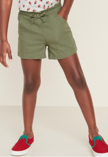 Shop Old Navy Paperbag Waist Pull On Shorts For Toddler Girls Online On Zalora Philippines