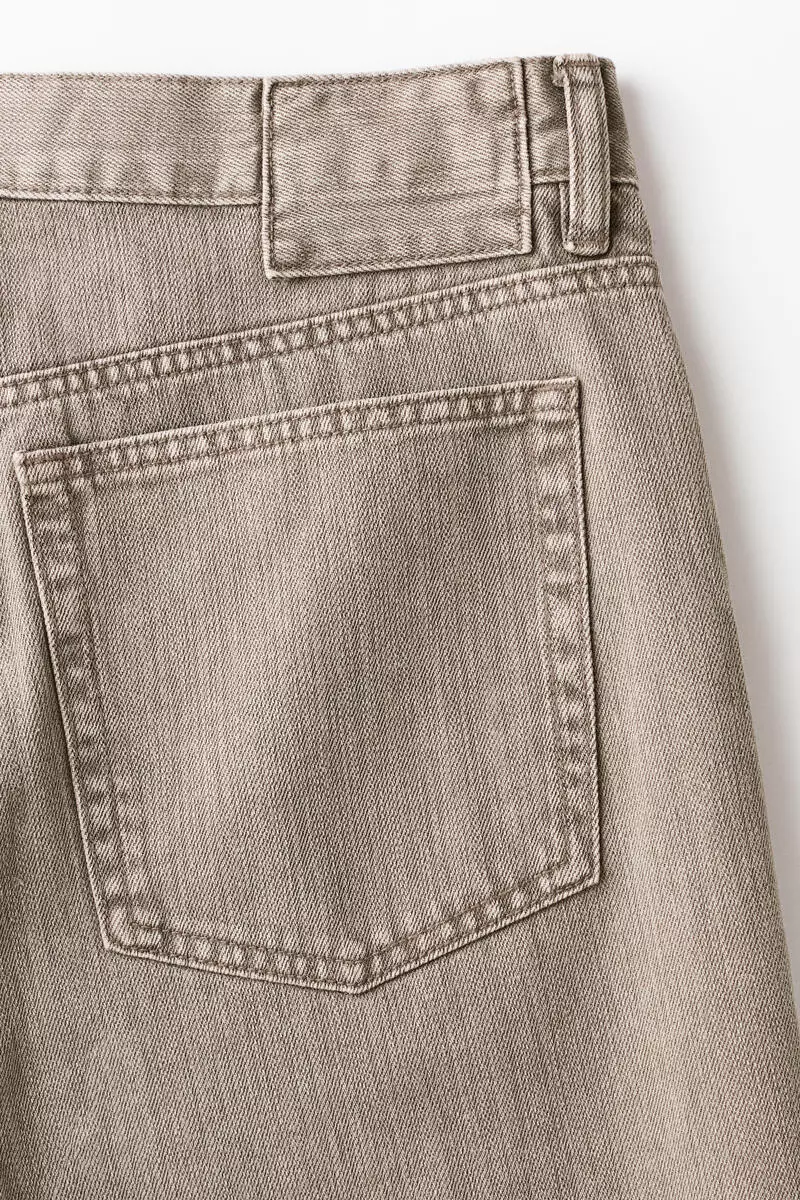 Relaxed denim shorts