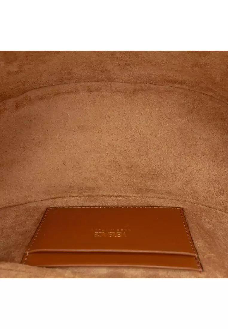 Pre-Loved Versace Leather V Greca Signature Belt Bag