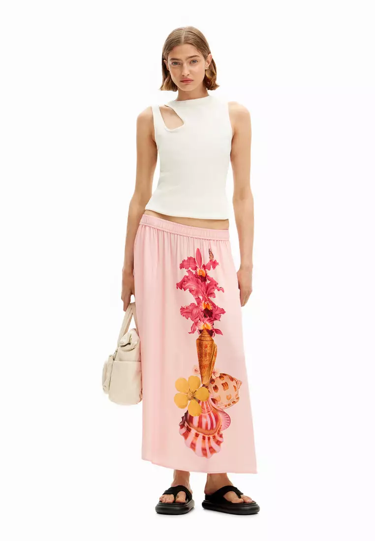 Desigual Woman M. Christian Lacroix midi skirt.