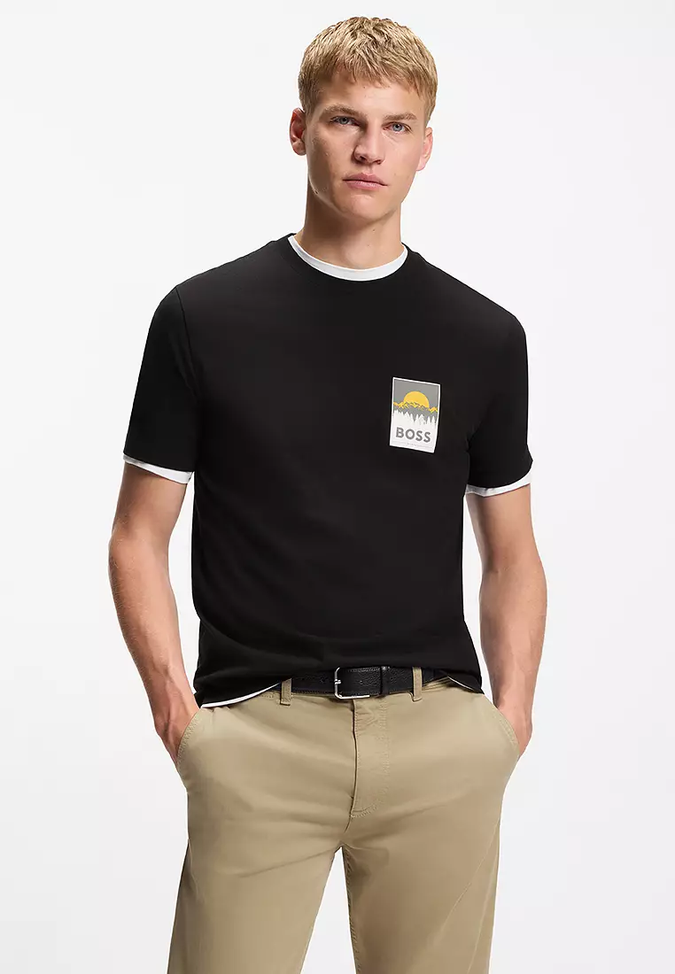 Cotton T-Shirt - BOSS Orange