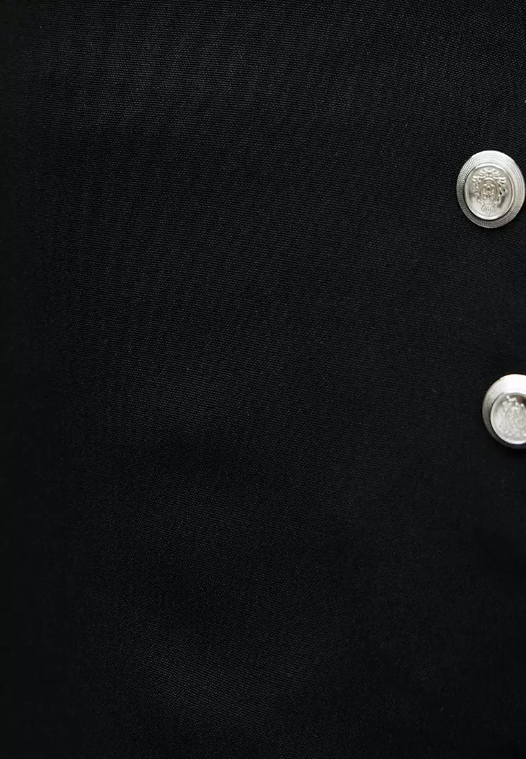 High Waist Button Pants