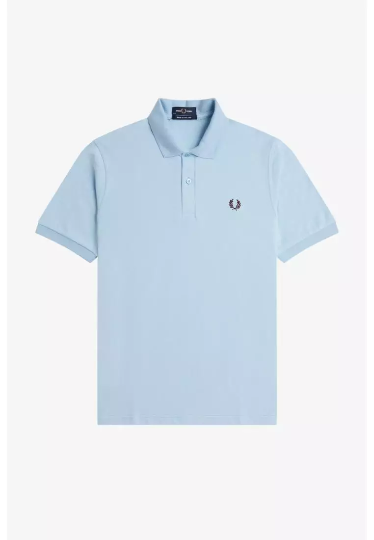 Fred Perry M3 The Fred Perry Shirt (Mineral Blue / Maroon)