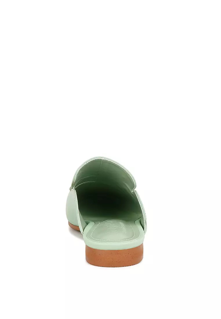 Mint green mules sales