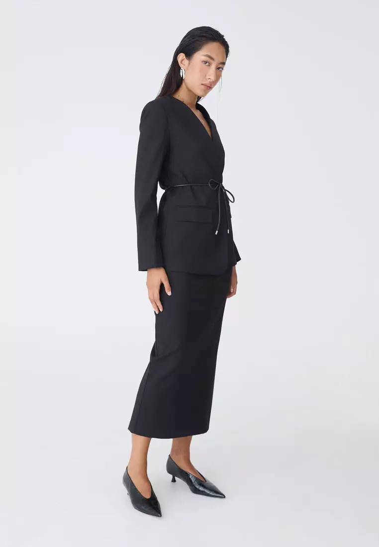 Aaria Collarless Blazer
