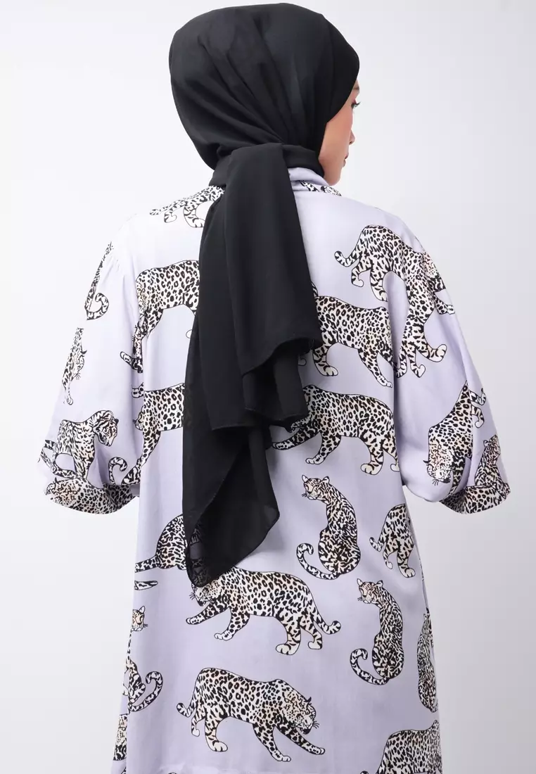 Nade Japan NTA75 KMN Kimono Unisex Leopard Lilac
