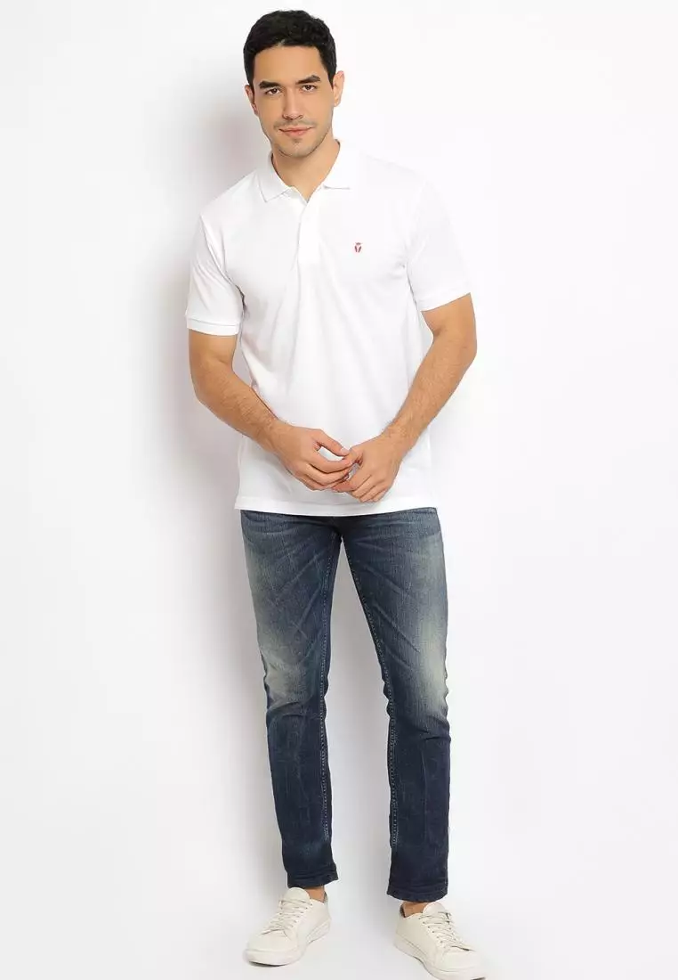 MATSUDA Kaos Polo Shirt Pria Kerah Kushima