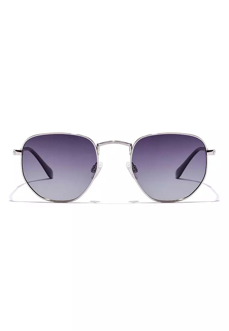 Lunettes De Soleil Hawkers Sixgon Drive - Mixte, Polarisées, Monture Acier Doré Et Verres Verts