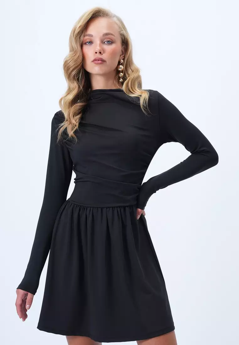 Ruched Mini Dress