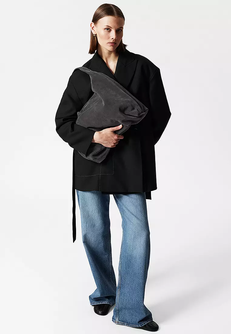 Large Suede Tote Bag
