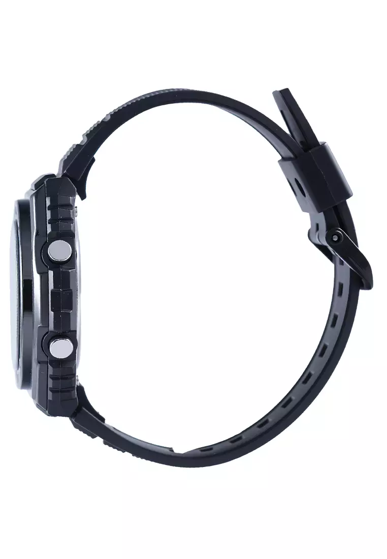 Casio - Jam Tangan Digital Pria - Black - Resin Strap - MWD-100HB-1BV