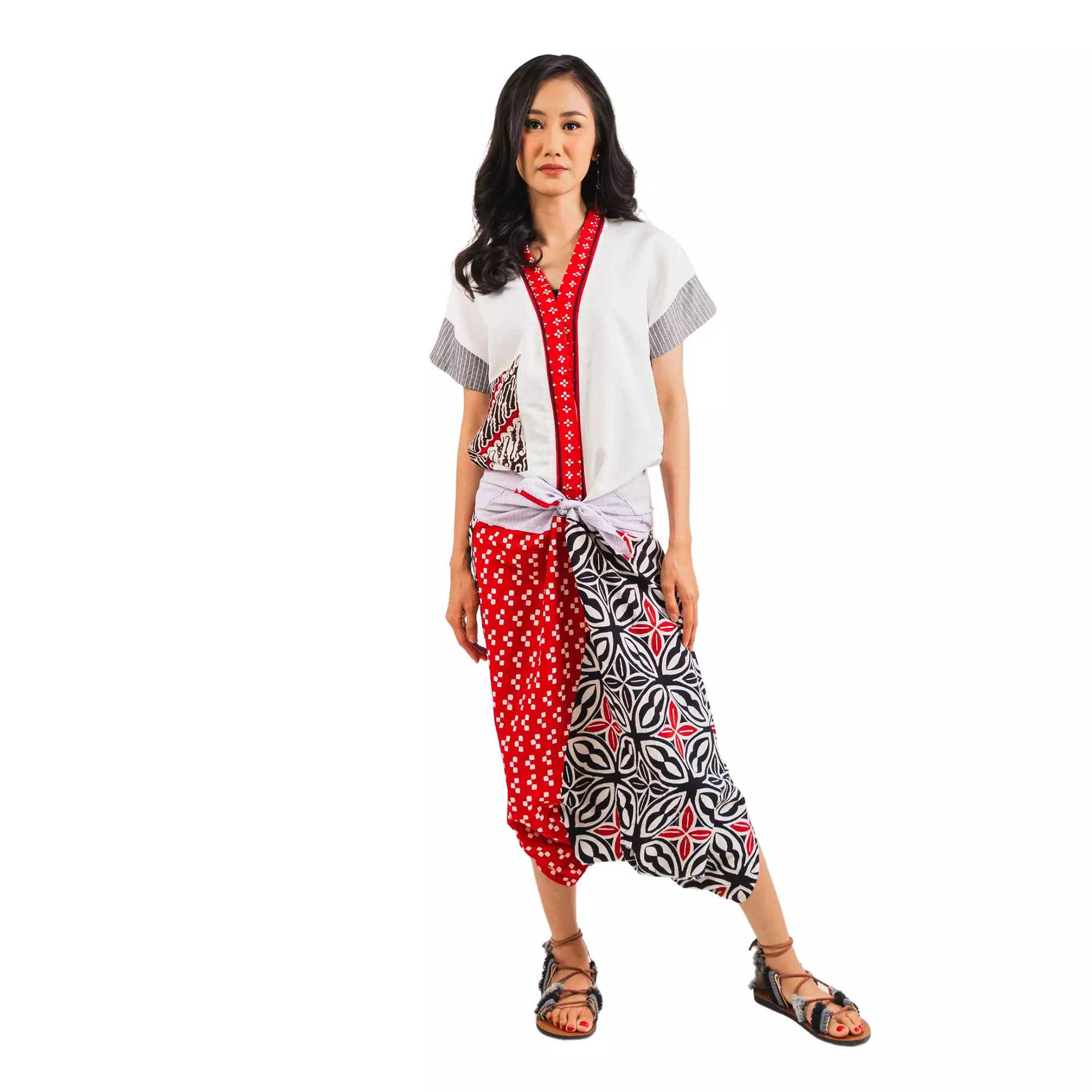 Celana Batik Wanita - Bawahan Batik - Bhatara Batik Mentari Pants - Celana Batik Etnik Modern