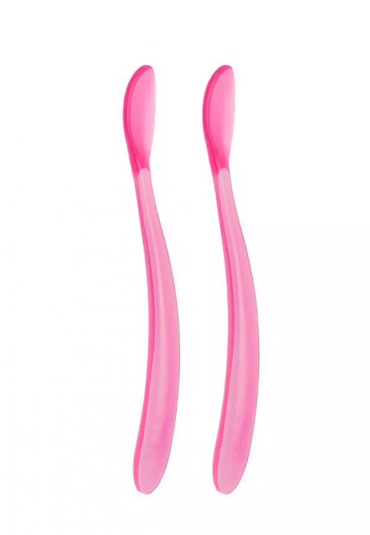 Baby Soft Silicone Spoon 6m+ 2pcs - Girl