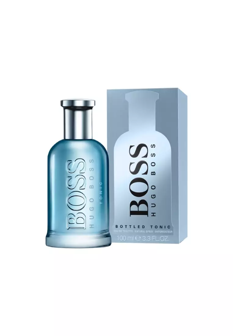 BOSS Bottled Tonic Eau De Toilette 100ml - Apple, Cinnamon, Sensual Woody Notes - Oriental Fougère Perfume - EDT For Men | Fragrance for Men