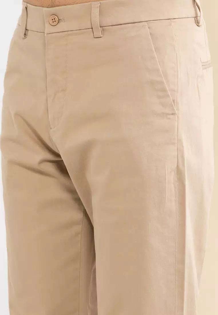 Premium Sateen Straight Chinos