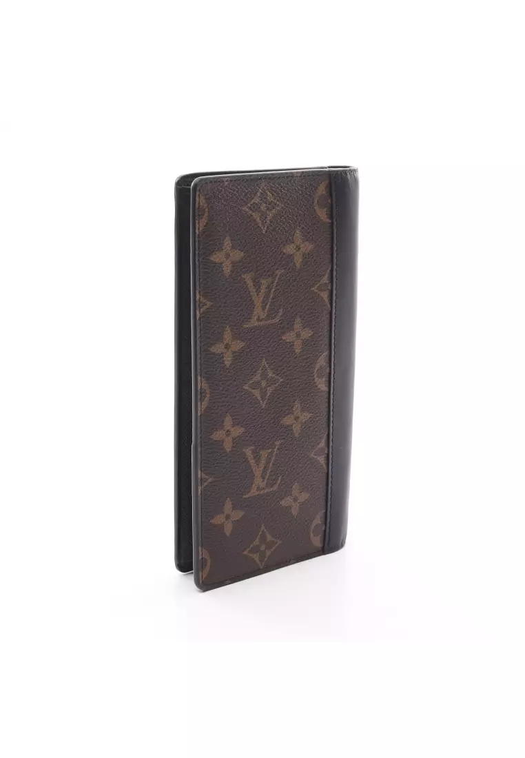 Buy Louis Vuitton Pre-loved LOUIS VUITTON Portefeuil Brother monogram  embossed Bi-fold Long Wallet leather black 2023 Online