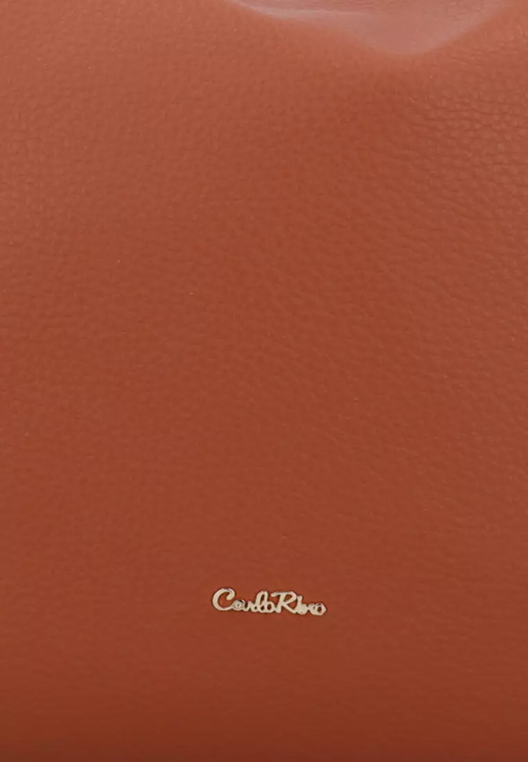 Urban Aura Top Handle Bag - Brown