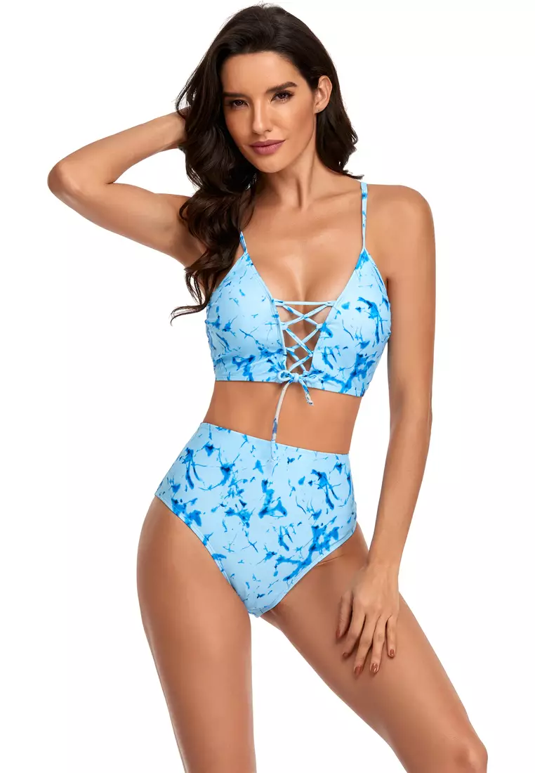 Buy Its Me 2PCS Sexy High Waist Bikini Swimsuit 2024 Online