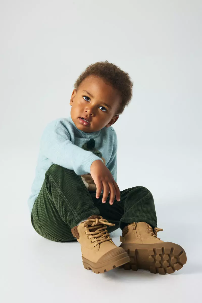 Cotton corduroy trousers