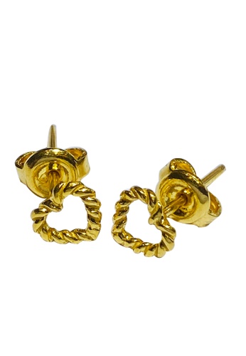 LITZ gold LITZ 916 (22K) Gold Earrings LGE0120 (1.16g+/-) EE0ADACEBC875CGS_1