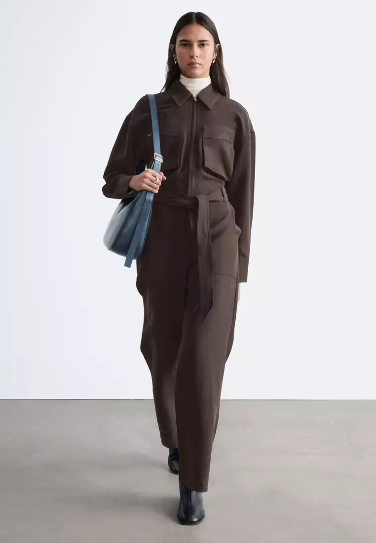 Belted Utility Jumpsuit