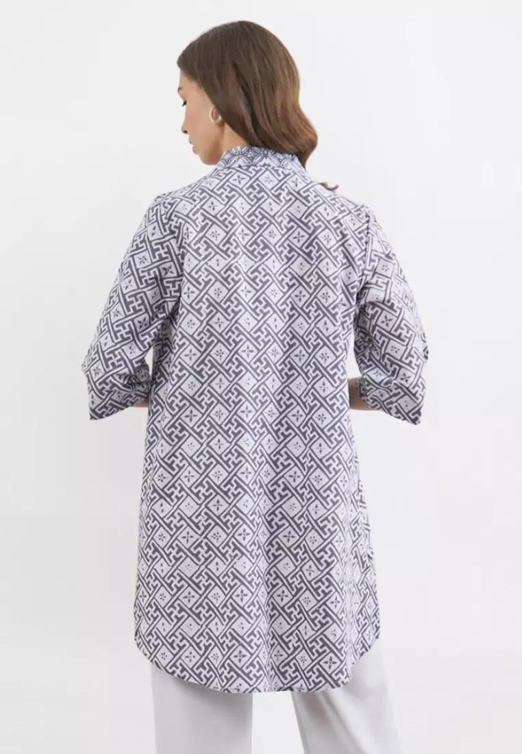 Outer Batik Sagana Abu Muda | Outer Muslim