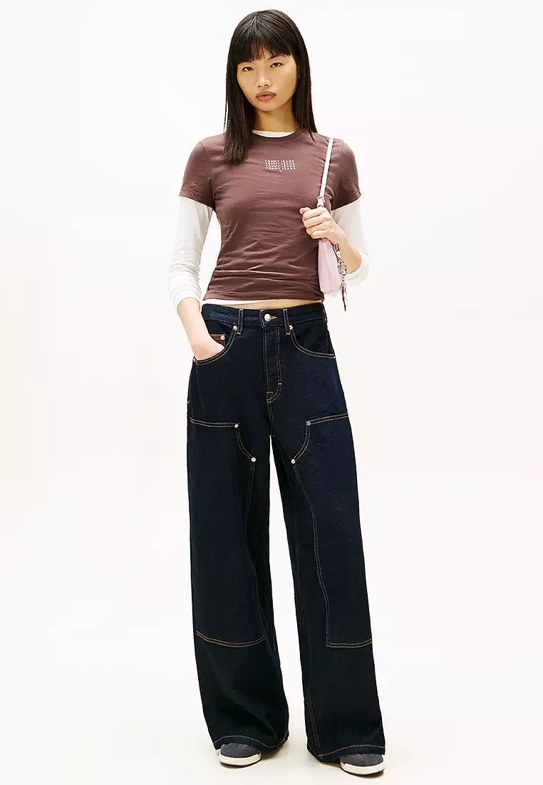 Slim Multi Linear Tee - Tommy Jeans