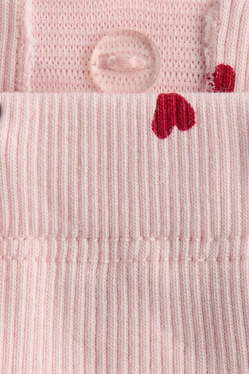 2-piece ribbed cotton set