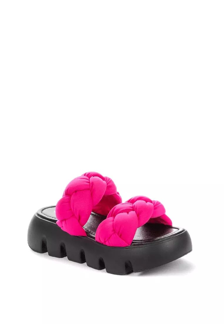 Braided hot sale platform sandals