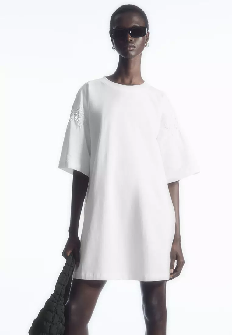 White t shirt dress near me new arrivals