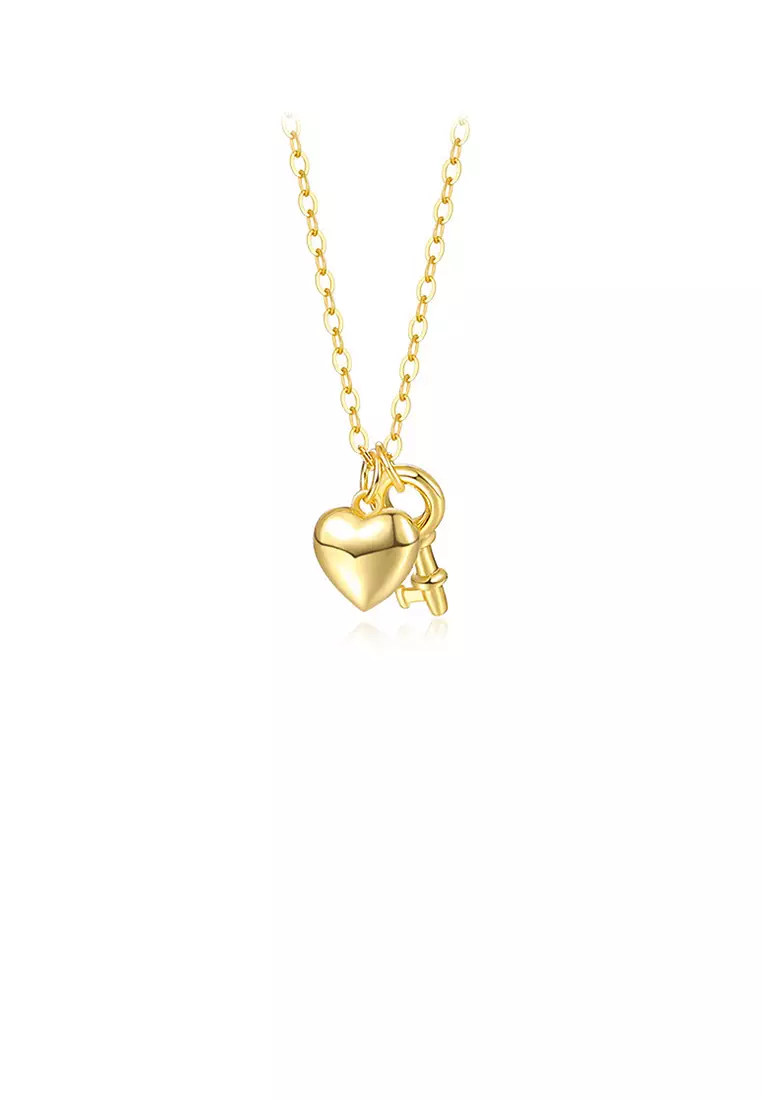 Buy Glamorousky 925 Sterling Silver Plated Gold Fashion Simple
