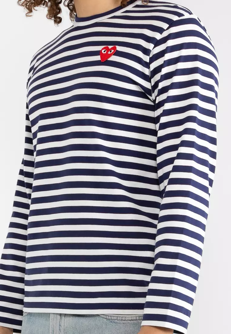 Cdg long sleeve clearance stripe