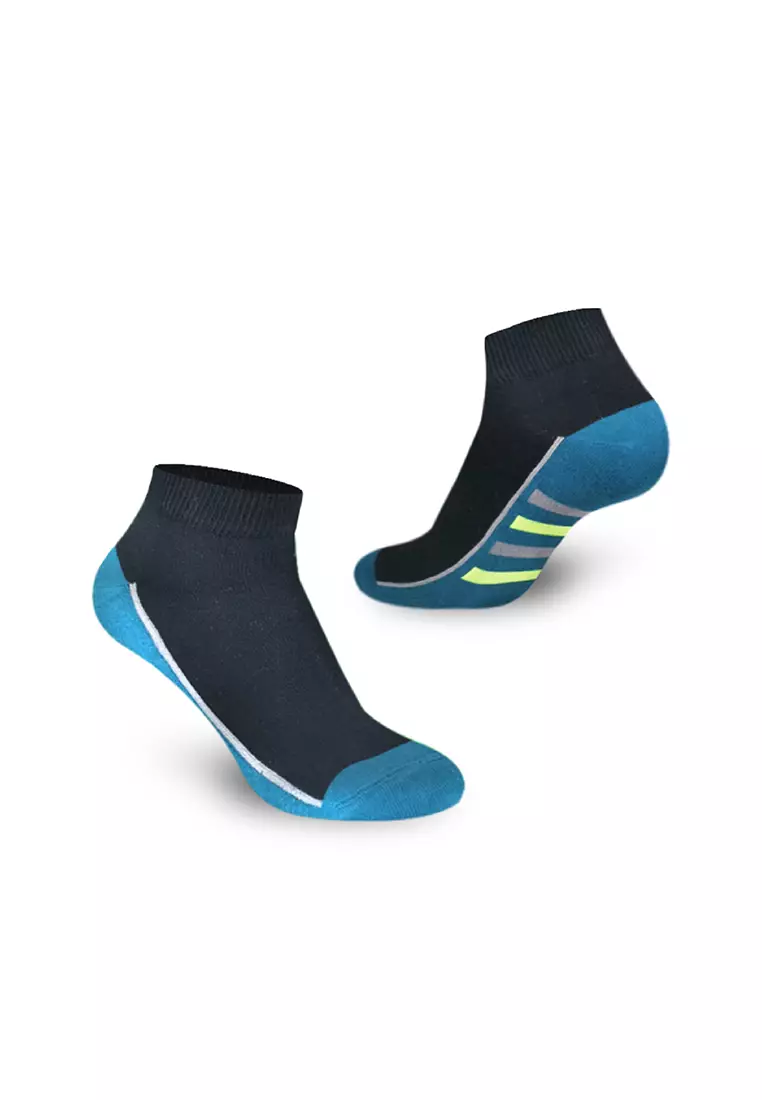 Burlington Men's Cotton Lite Thin Casual Ankle Socks 3 pairs in a pack BMCKG24