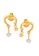 TOMEI gold TOMEI Stellar Heart Earrings,Yellow Gold 916 (9Q-YG1223E-2C) (2.73g) 9A4EFACEBB5D49GS_1