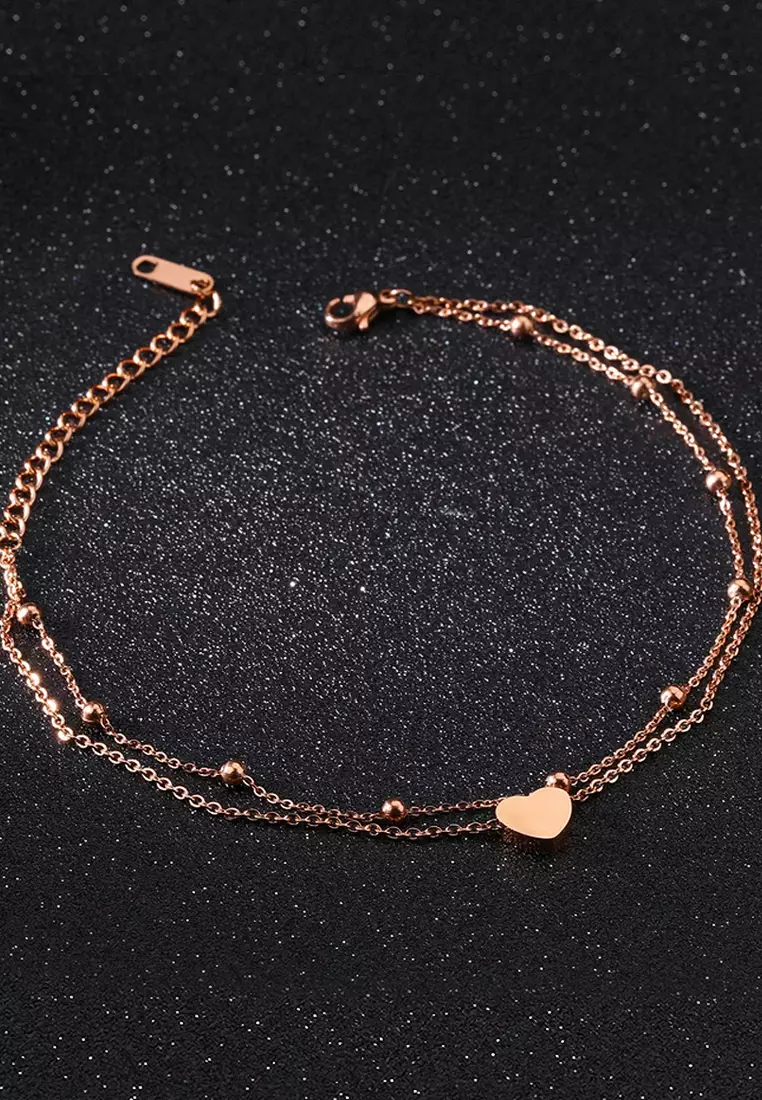 Double 2025 strand anklet